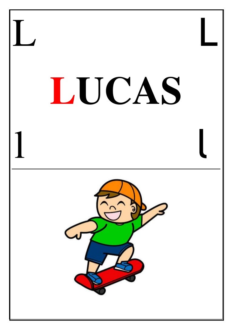 Alfabeto de nomes l Alfabeto de nomes l