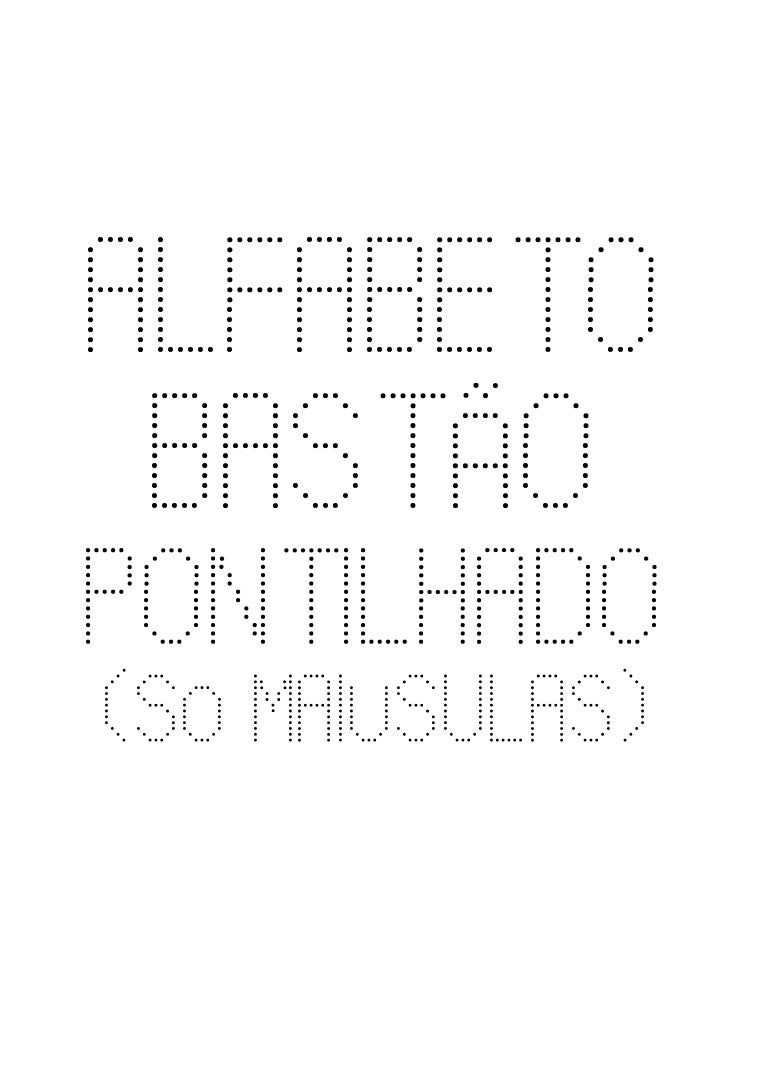 Alfabeto Pontilhado