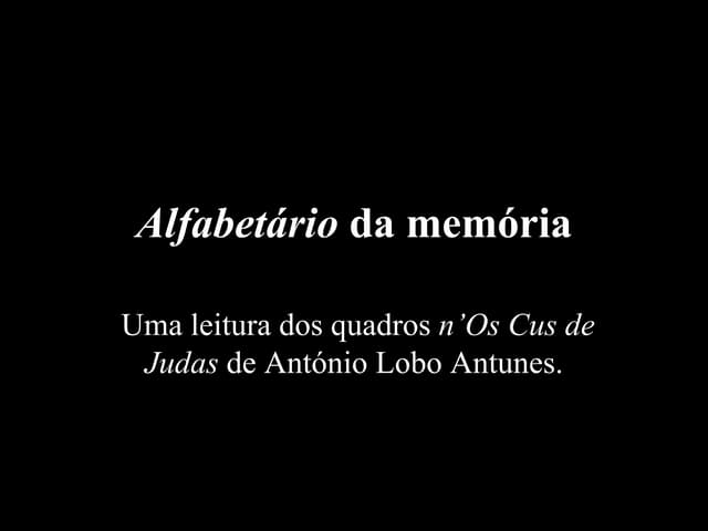 AlfabetáRio Da MemóRia Cl