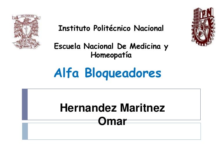 Alfa bloqueadores