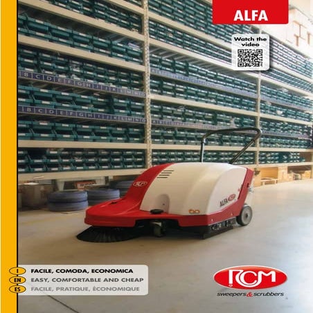 RCM R850 Rider Floor Sweeper | Sweepers Australia | PDF