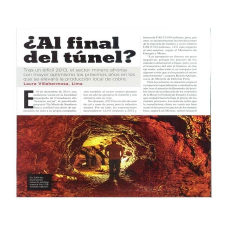 ¿Al final del túnel? 