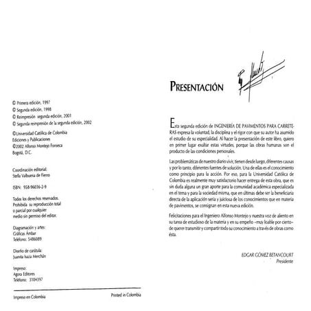 Alfonso montejo fonseca   ingenieria de pavimentos