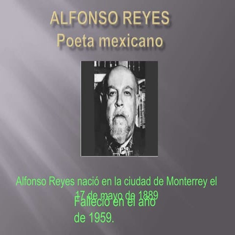 Alfonso reyes | PPTX