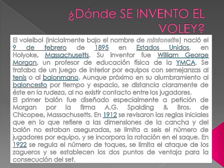 voley cuando se creo
