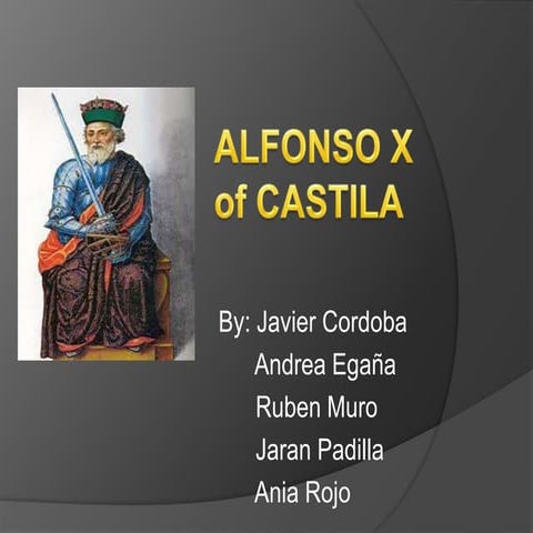 Alfonso x