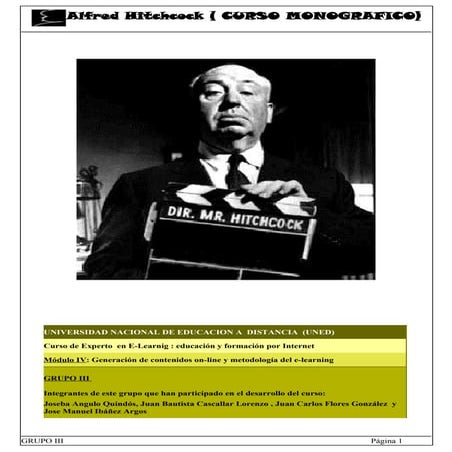 Alfred Joseph Hitchcock 