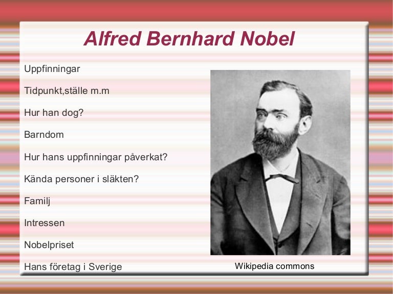 Alfred nobel