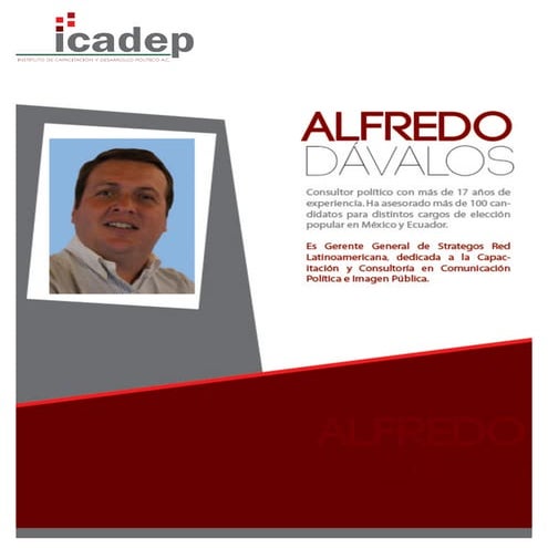 Metodologías y estrategias para campañas políticas por Alfredo dávalos 