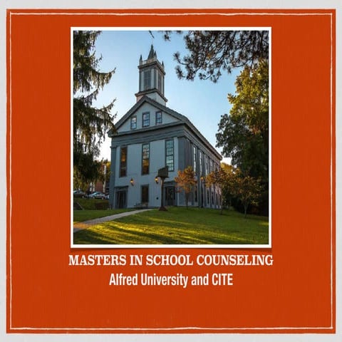 Alfred University Downstate Master's in School Counseling