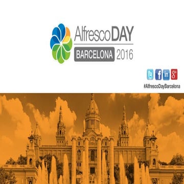Alfresco Day Barcelona 2016 - Conversaciones con Partners: T-Systems