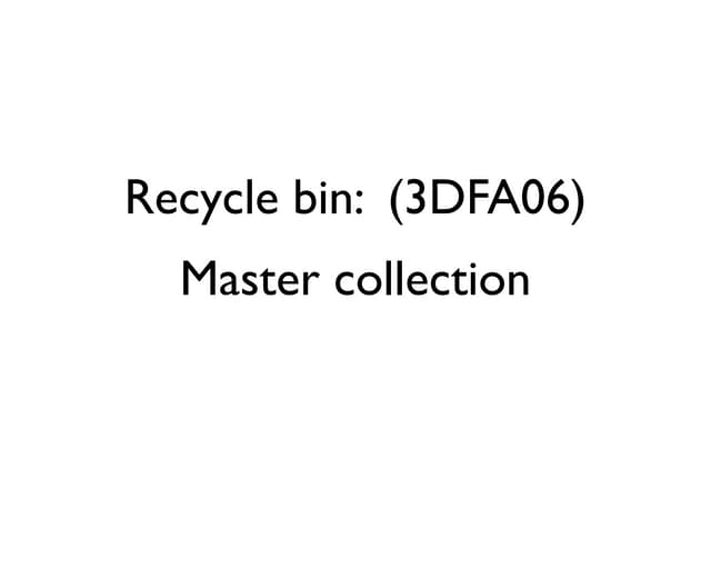 Alfresco Share - Recycle Bin Ideas