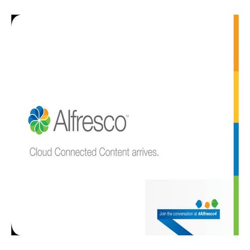Alfresco 4 launch keynote   (Rome)