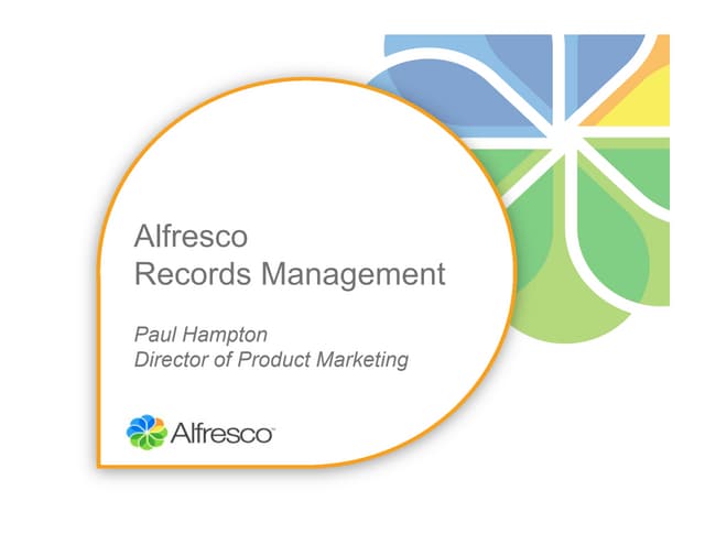 Alfresco Records Management  2.0