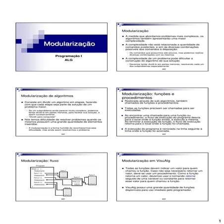 Alg   aula 08 - modularizacao