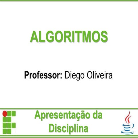 ALG 01 - Implementacao de Algoritmos.ppt