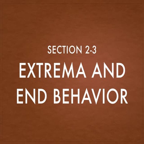 Algebra 2 Section 2-3