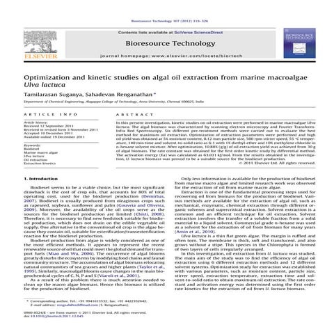 Algaloilextractionfrommacroalgae