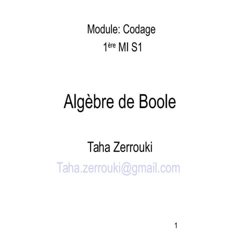 Algèbre de boole ionction-logique-p2-1