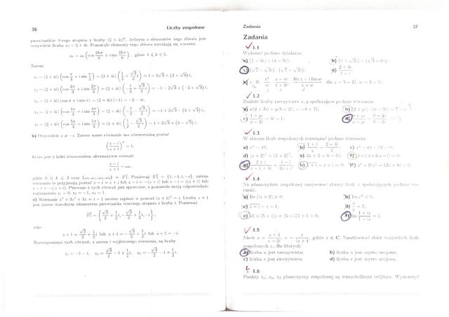 Algebra Liczby zespolone PPT