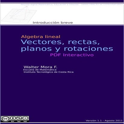 Algebra lineal-vectores-rectas-planos-rotaciones