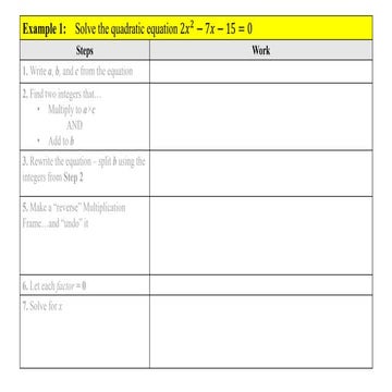Algebra 1 week 8 learn it 1