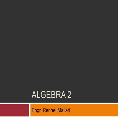 Algebra 2