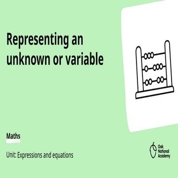 algebra and variables powerpoint oak academy..pptx