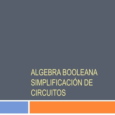 Algebra Booleana 2