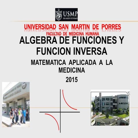 Algebra de funciones y funcion inversa. 2015