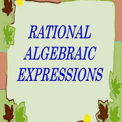 Algebraic Expression 2023 Data and Analytics