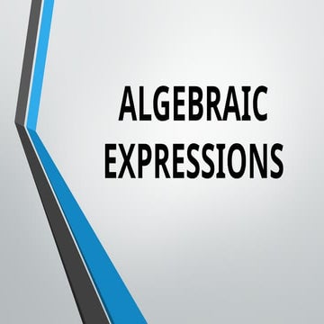 algebraic expressions-Mathematics 8.pptx