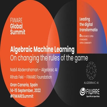 Algebraic Machine Learning - On changing the rules of the game