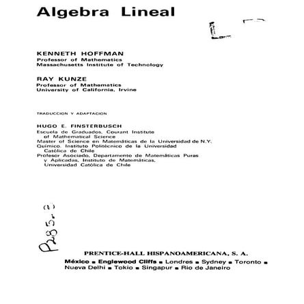 Algebra Lineal -  Kenneth Hoffman  Ccesa007.pdf