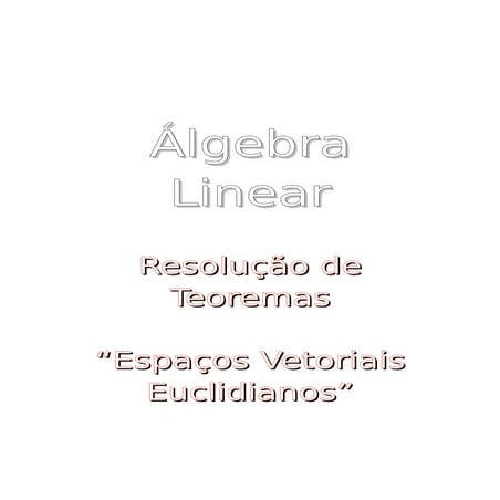 Algebra linear teoremas