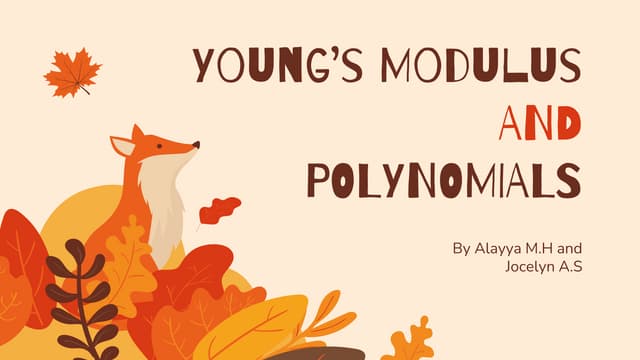 Algebra presentation on topic modulus function and polynomials