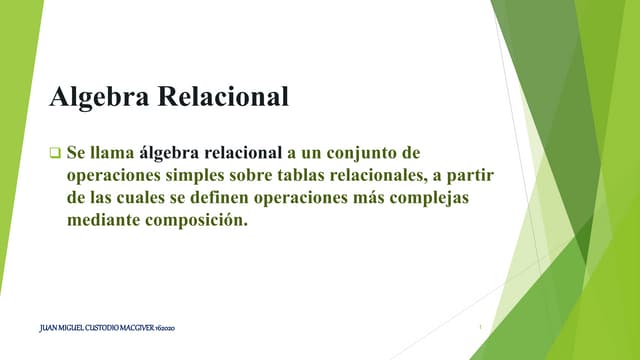 Algebra Relacional
