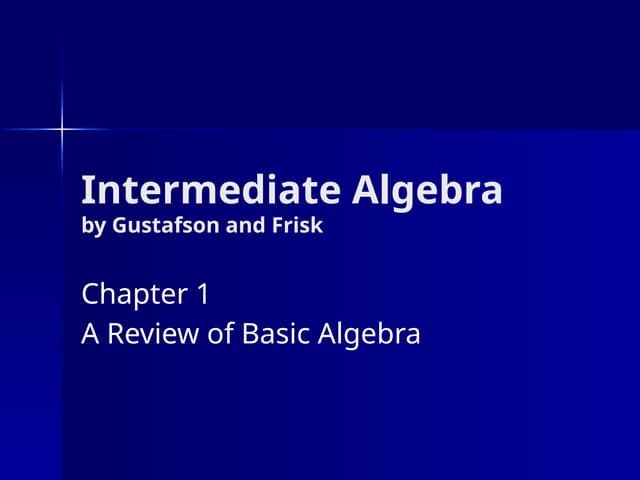 Algebra Rules - Addition and Subtraction | PPTX