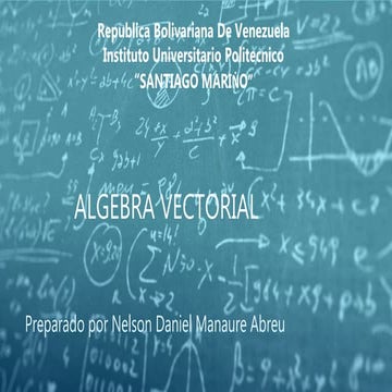 Algebra vectorial power point