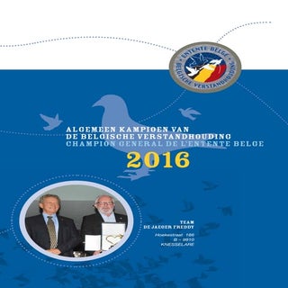 Entente Belge championnats 2016 / A...