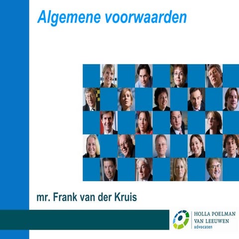 Algemene voorwaarden