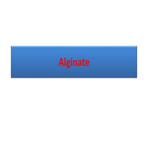 Alginate