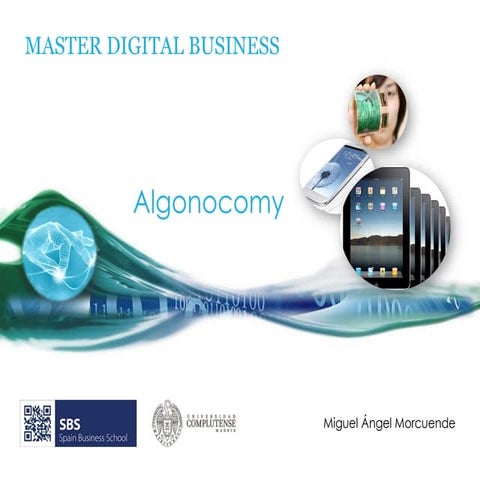 Algoconomy Presentacion al Tribunal del Master