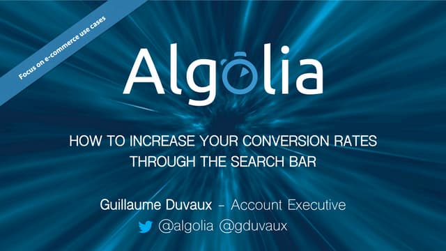 #ecomRDV : Instant Search l'ultime outil de conversion et d'engagement auprès...