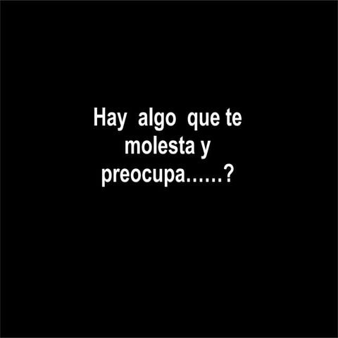 Algo molesta