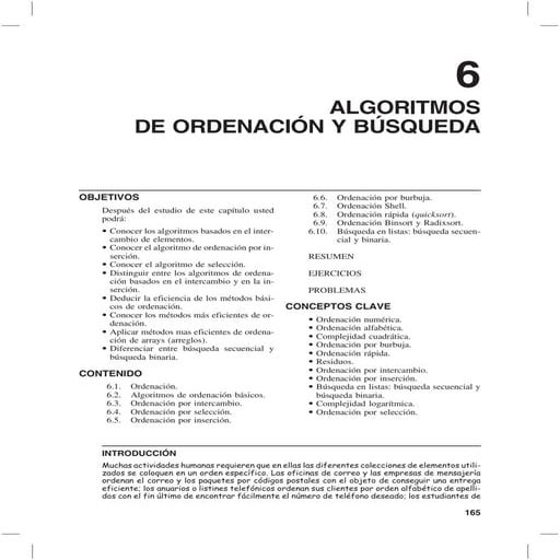 Algorismos de ordenacion  y busqueda