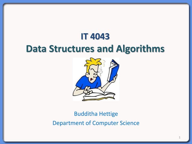 Algorithm analysis