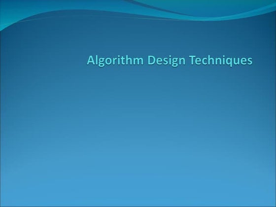 Algorithm_Dynamic Programming | PPTX