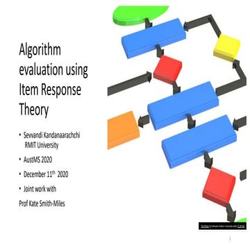 Algorithm evaluation using item response theory | PPT