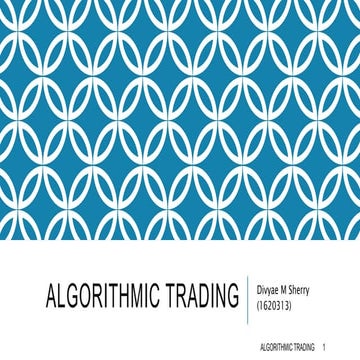 Algorithmic Trading